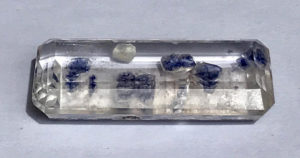 Clear quartz with beautiful fluorite inclusions. Very rare, from private collection. 