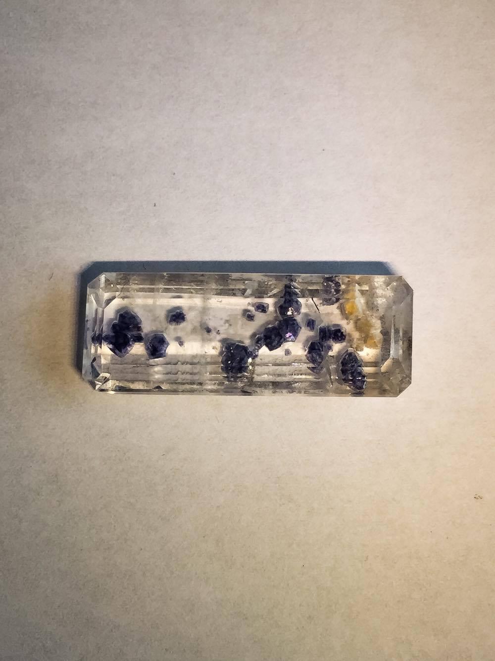 Blue Fluorite Faceted